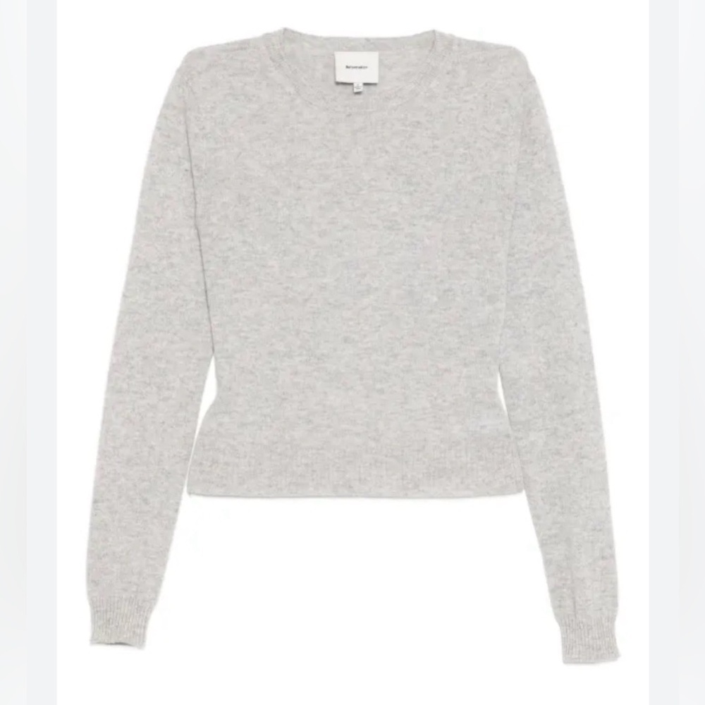 REFORMATION Lian Cashmere Greige  Sweater S - Picture 6 of 12